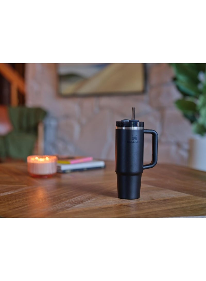 STANLEY Quencher H2.0 Stainless Steel 40oz Vacuum Insulated FlowState Tumbler with Handle, Lid & Straw – Leak-Resistant FlowState Lid, Reusable Coffee Mug & Water Bottle for Cold & Hot Drinks - Image 2